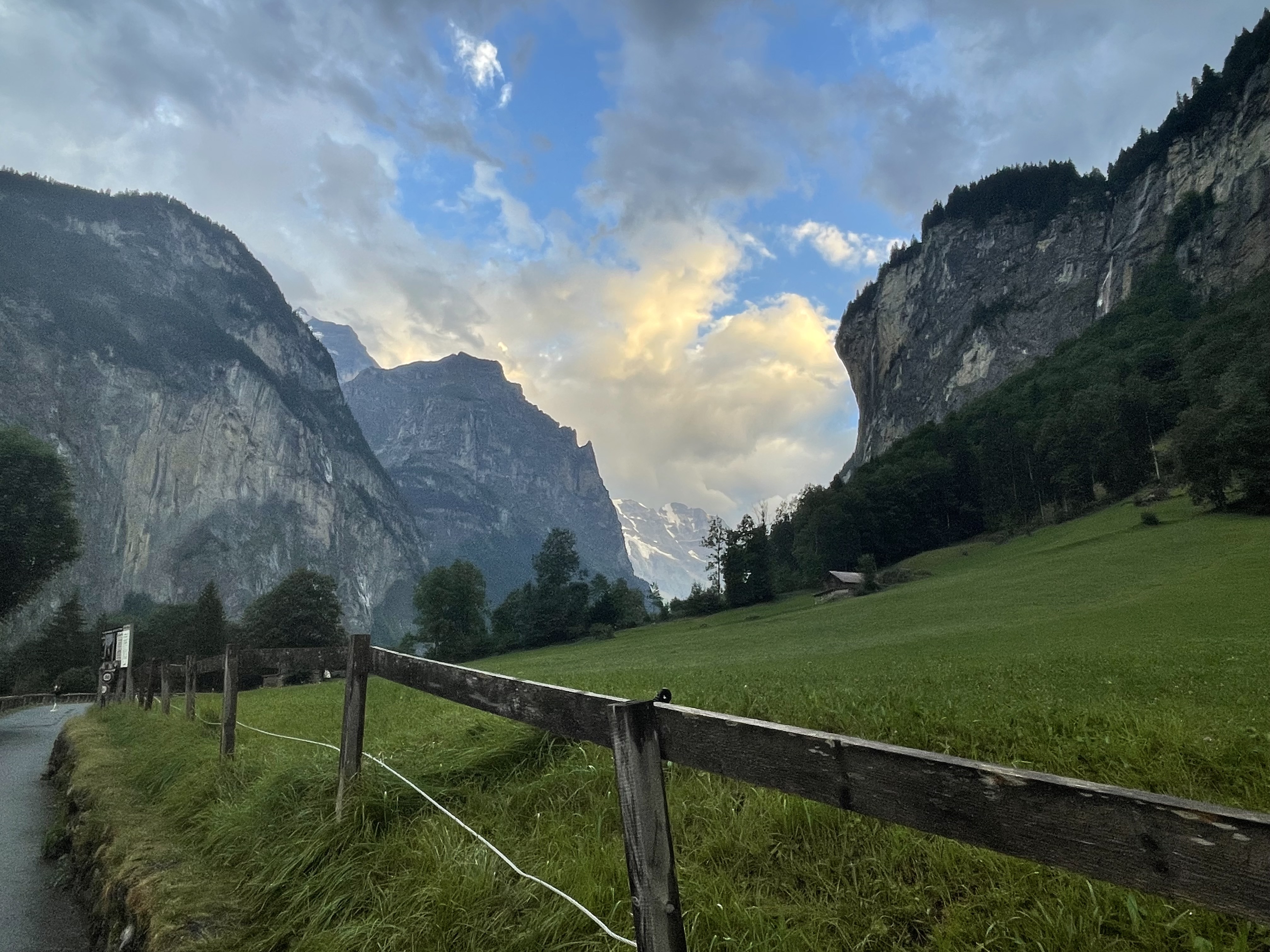 Sunset Over Lauterbrunnen